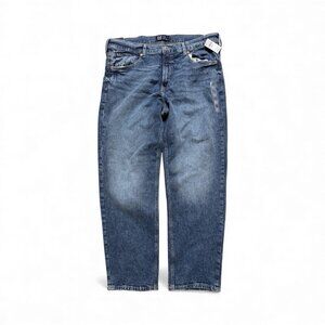 GAP 90s Loose Jeans Womens 16/33R Blue Mid Rise Stretch NWT